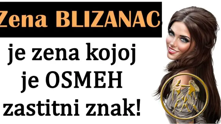 Zena BLIZANAC – Na njenom licu je OSMEH i kada joj srce place!