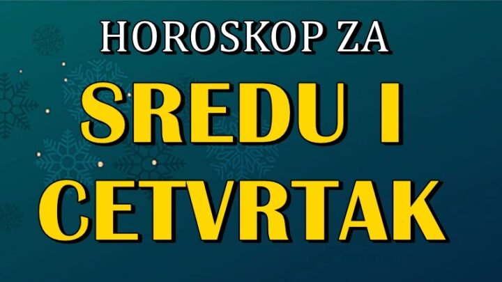 Naredna dva dana nekome nose veliku srecu! Astro za sredu i cetvrtak!