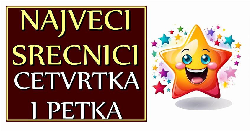 NAJVEĆI SREĆNICI ČETVRTKA I PETKA: Ovi znaci zodijaka će doživeti veliku sreću tokom naredna dva dana!