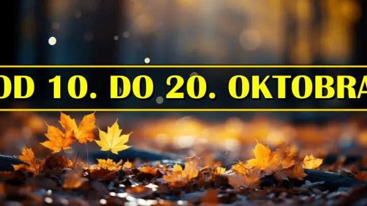 Od 10. do 20. OKTOBRA neke zake zodijaka očekuje lep period pun sreće! Jedanom znaku stiže VELIKI NOVAC!