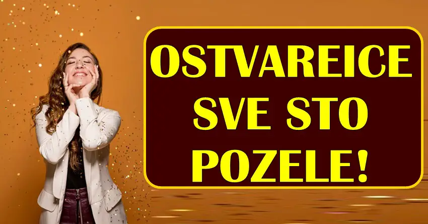 OSTVARIĆE SVE POSLOVNE ali i LJUBAVNE ŽELJE: Vreme je da OVI znaci DOBIJU VELIKE PARE ali i NADJU LJUBAV SVOG ZIVOTA!