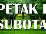 petak i subota