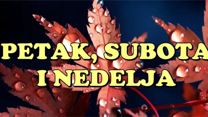 Petak subota i nedelja ce nekome biti dani iz snova! Vagi i Jarcu slede prelepi dani!