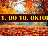 Od 1. do 10. oktobra