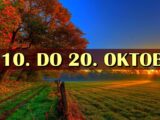 Od 10. do 20. oktobra