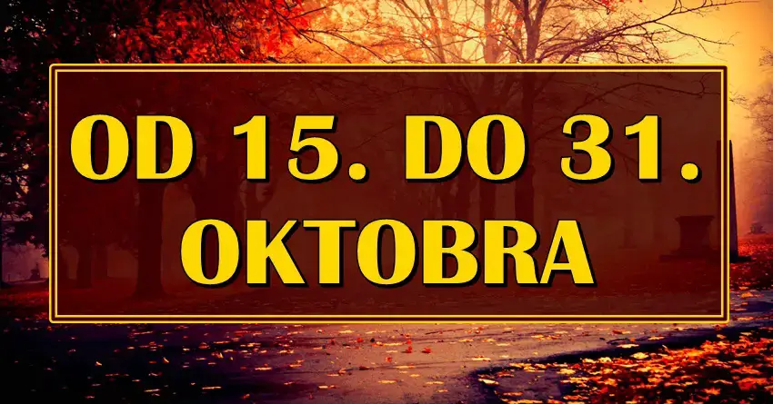 Od 15. do 31. oktobra Ovnu slede promene, Jarcu ostvarenje cilja, a OVAJ znak čeka bolja novčana situacija!