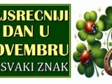 NAJSREĆNIJI DAN u novom mesecu: Saznaj koji DAN NOVEMBRA ce biti NAJLEPSI za tvoj znak zodijaka!