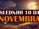 poslednjih 10 dana novembra