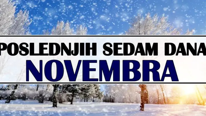 POSLEDNJIH SEDAM DANA NOVEMBRA  doneće TOTALNI PREOKRET u živote OVIH znakova zodijaka! Konačno će teške dane zameniti ogromnom srećom! Nebo im šalje VELIKU NAGRADU!