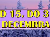 od 15. do 31. decembra