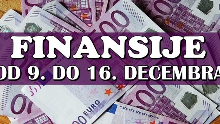 FINANSIJE od 9. do 16.decembra: NOVAC ce USRECITI ove znakove jer ce konacno PLIVATI u istom!