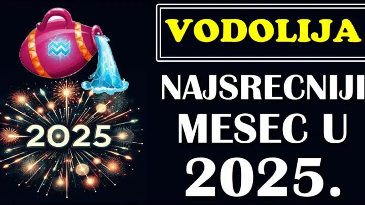 VODOLIJE – Otkrivamo koji je vaš NAJSREĆNIJI MESEC u 2025!