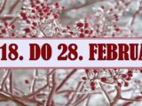 do 18. do 28. februara