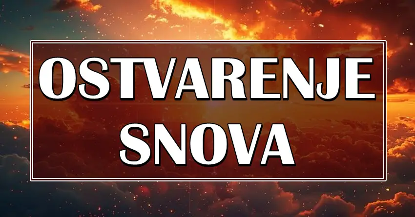 Naredni dani donose OSTVARENJE SNOVA: OVI zodijaci će shvatiti da se isplati biti DOBAR ČOVEK!