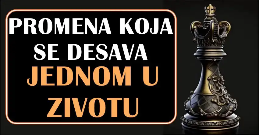 promena koja se jednom dešava